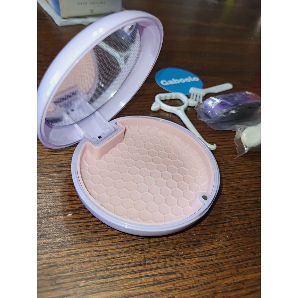 Aligner Retainer Case Kit Mirror Lanyard Chewies Purple Pink New